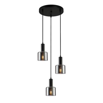 Italux SANTIA PND-65342-3A-BK+SG Pendelleuchte 3x40W/E27 IP20