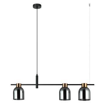 Italux SERVIO PND-66892-3-BK-SG Pendelleuchte 3x40W/E14 IP20