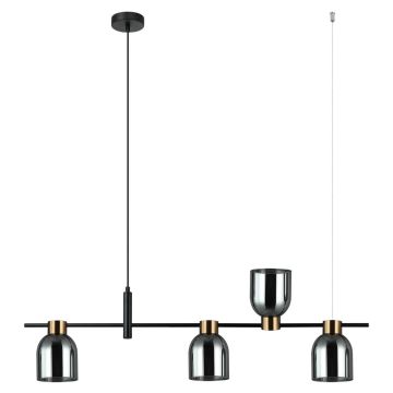 Italux SERVIO PND-66892-4-BK-SG Pendelleuchte 4x40W/E14 IP20