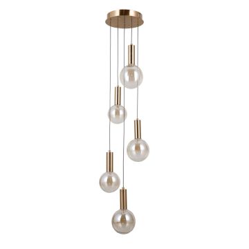 Italux Strela PND-34378-5S-HBR Pendelleuchte 5x25W/LED 3000K 1450lm IP20