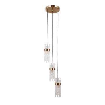 Italux Taraso PND-40760-3-HBR Pendelleuchte 3x40W/E14 IP20