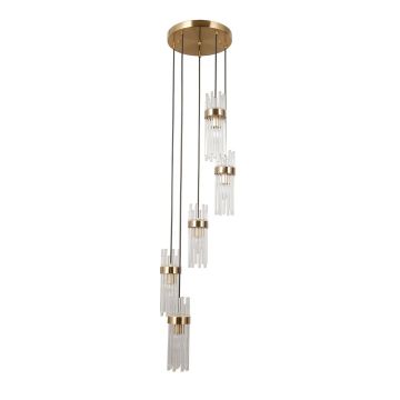 Italux Taraso PND-40760-5-HBR Pendelleuchte 3x40W/E14 IP20
