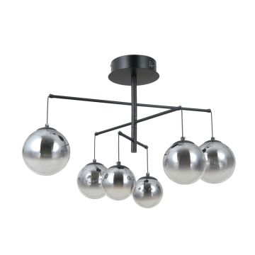 Italux Velada PND-34381-6-BK Pendelleuchte 6x30W/LED 3000K 2010lm IP20