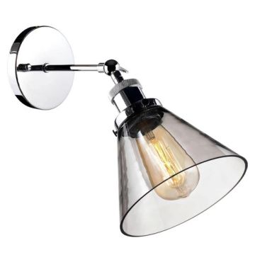 Altavola Design NEW YORK LOFT LA034/W_smoky_chrom Wandleuchte 1x40W/E27 IP20