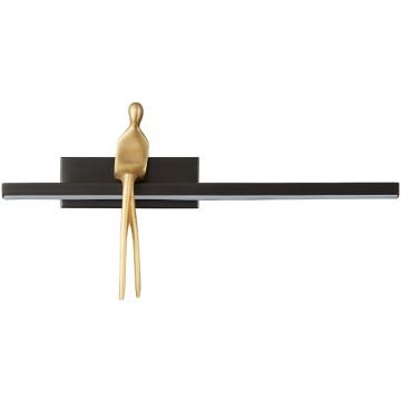 Step Into Design AMICI ST-B3578 black Wandleuchte 1x5W/LED 3000K 400lm IP20
