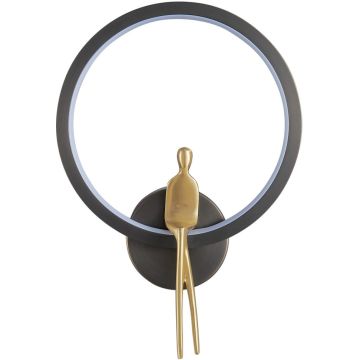 Step Into Design AMICI ST-B3607 black Wandleuchte 1x10W/LED 3000K 400lm IP20