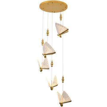 Step Into Design BEE LAMP MP0090-5 gold Pendelleuchte 5x20W/LED 3000K 1600 lm IP20