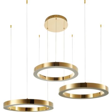 Step Into Design CIRCLE 3in1 DN924-60+60+60 gold Pendelleuchte 3x80W/LED 3000K 9000lm IP20