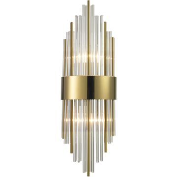 Step Into Design DRACO ST-88003W-S gold Wandleuchte 2x20W/E14 IP20