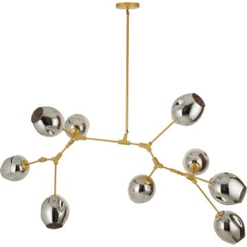 Step Into Design MODERN ORCHID ST-1232-9 gold smoky Deckenlampe 9x60W/E27 IP20