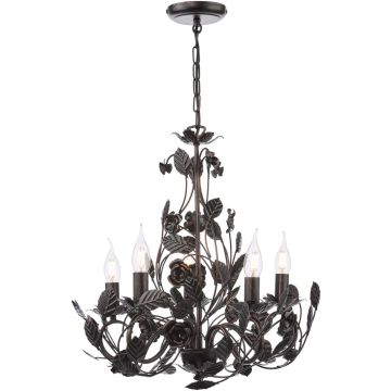 Dar Lighting Priscilla PRI0554 Pendelleuchte 5x40w/e14