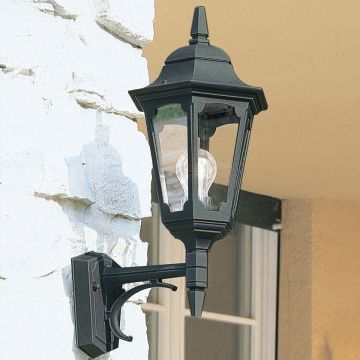 Elstead Lighting PARISH PR1-BLACK Wandleuchte 1x60W/E27 IP44