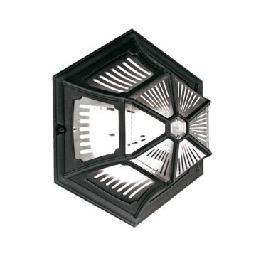 Elstead Lighting PARISH PR12-BLACK Deckenleuchte 1x60W/E27 IP44