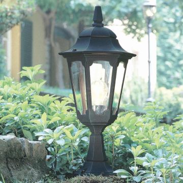 Elstead Lighting PARISH PR4-BLACK Stehlampe 1x60W/E27 IP44