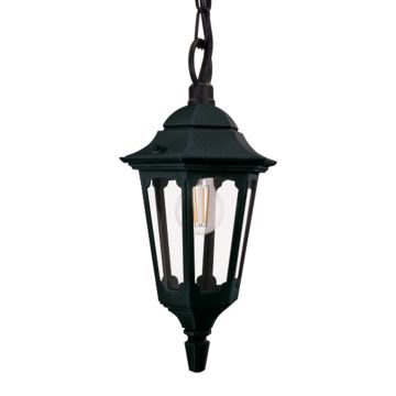 Elstead Lighting Parish PR9-BLACK Pendelleuchte 1x60W/E27 IP44