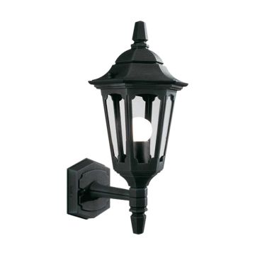 Elstead Lighting PARISH PRM1-BLACK Wandleuchte 1x60W/E27 IP44