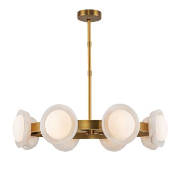Quintiesse Alonso QN-ALONSO8-VBS-AR Kronleuchter 1x28W/LED 3000K 1130lm IP20