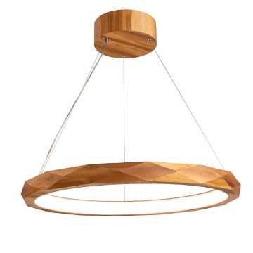 Quintiesse Angular QN-ANGULAR-RING-LED-80-TEAK Pendelleuchte 1x29W/LED 3000K 1685lm IP20