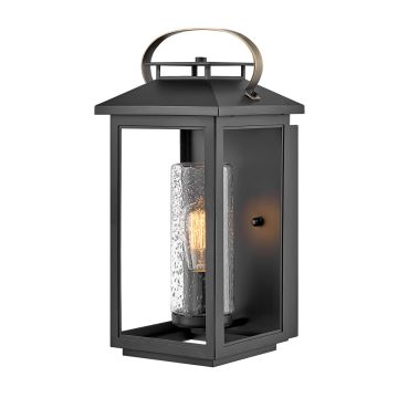 Quintiesse ATWATER QN-ATWATER-M-BK Wandleuchte 1x60W/E27 IP44
