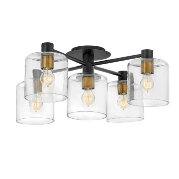 Quintiesse AXEL QN-AXEL5-BK Deckenlampe 5x60W/E27