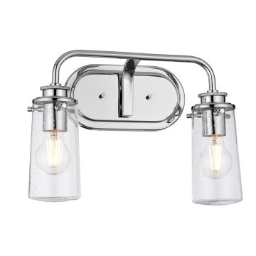 Quintiesse BRAELYN QN-BRAELYN2-PC Wandleuchte 2x40W/E27 IP44