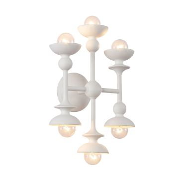 Quintiesse Cadence QN-CADENCE-6WB-WHT Wandleuchte 6x60W/E14 IP20
