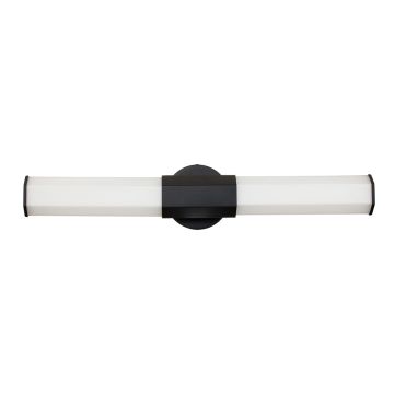 Quintiesse FACET QN-FACET-LED2-BK-BATH Wandleuchte 2x12W/LED 3000k 2160LM IP44