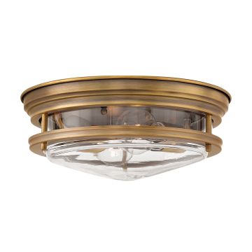 Quintiesse HADRIAN QN-HADRIAN-FS-BR-CLEAR Deckenleuchte 2x40W/E27 IP44
