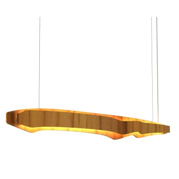 Quintiesse Horizon QN-HORIZON-LED-LP-140-TEAK Pendelleuchte 1x65W/LED 3000K 3774lm IP20