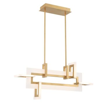 Quintiesse Inizio QN-INIZIO-LP-S-BG Deckenlampe 1x46W/LED 3000K 2086lm IP20