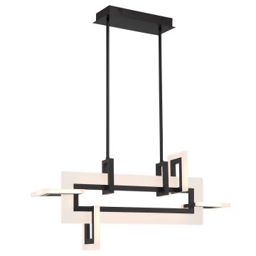 Quintiesse Inizio QN-INIZIO-LP-S-BK Deckenlampe 1x46W/LED 3000K 2086lm IP20