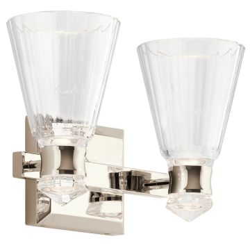 Quintiesse KAYVA QN-KAYVA2-PN Wandleuchte 1x12W/LED 3000k 1250LM IP44