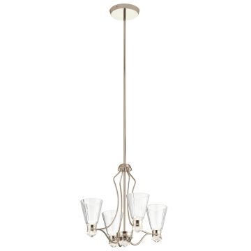 Quintiesse KAYVA QN-KAYVA9-PN Kronleuchter 1x24W/LED 3000k 1625LM IP44