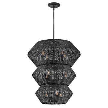 Quintiesse Luca QN-LUCA-10P-BK-BK Kronleuchter 10x40W/E14 IP20