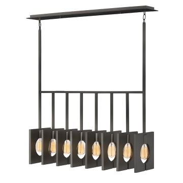 Quintiesse LUDLOW QN-LUDLOW8-GR Pendelleuchte 8x60W/E27
