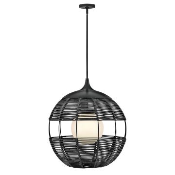 Quintiesse Maddox QN-MADDOX-P-M-BK-BK Pendelleuchte 1x60W/E27 IP44