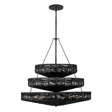 Quintiesse Ophelia QN-OPHELIA-13P-BK-BK Kronleuchter 13x40W/E14 IP20