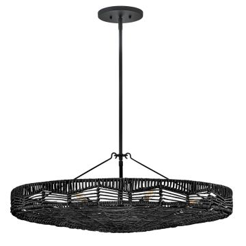 Quintiesse Ophelia QN-OPHELIA-6P-BK-BK Pendelleuchte 6x40W/E14 IP20