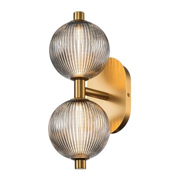 Quintiesse Palmas QN-PALMAS-2W-BG Wandleuchte 1x18W/LED 3000K 1361lm IP44