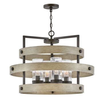 Quintiesse Riverwood QN-RIVERWOOD4 Kronleuchter 4x60W/E27 IP44