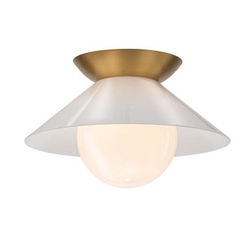 Quintiesse Saucer QN-SAUCER-FM-AB-OPAL Deckenleuchte 1x40W/E27 IP20