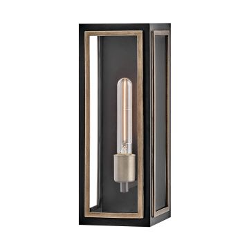 Quintiesse Shaw QN-SHAW-1M-BK Wandleuchte 1x40W/E27 IP44