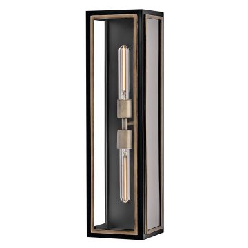 Quintiesse Shaw QN-SHAW-2M-BK Wandleuchte 2x40W/E27 IP44