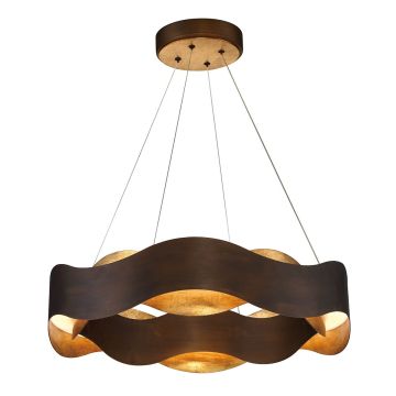 Quintiesse Vaughan QN-VAUGHAN-P-M-BRZ-GD Pendelleuchte 1x80W/LED 3000K 1302M IP20