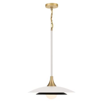 Quintiesse Welsh QN-WELSH-P-WHT Pendelleuchte 1x15W/LED 3000K 750lm IP20