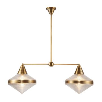 Quintiesse Willard QN-WILLARD-LP2-VBS-PG Deckenlampe 2x60W/E27 IP20