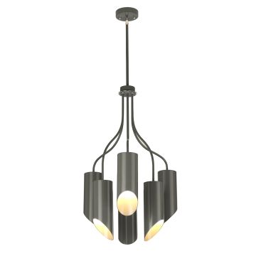 Elstead Lighting QUINTO GREY QUINTO6-GPN Kronleuchter 6x60W/E27