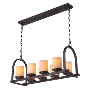 Quoizel ALDORA QZ-ALDORA8-ISLE Pendelleuchte 8x60W/E27