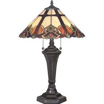 Quoizel CAMBRIDGE QZ-CAMBRIDGE-TL Tischleuchte 2x75W/E27
