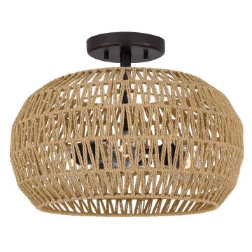 Quoizel Casablanca QZ-CASABLANCA-3SF-PBZ Deckenlampe 3x60W/E27 IP20